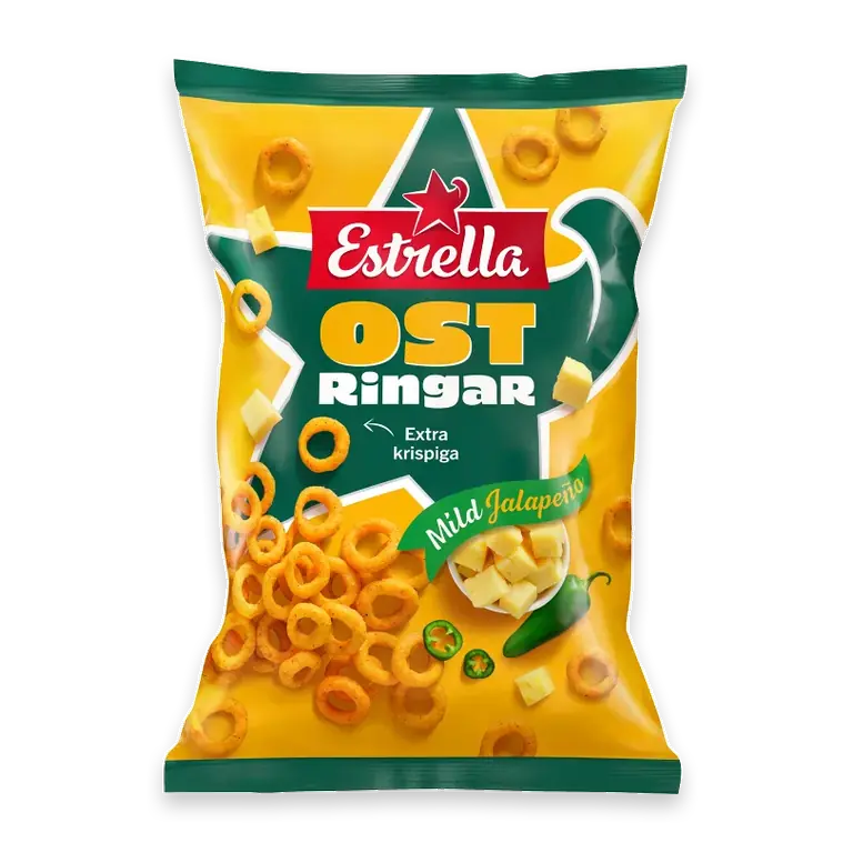 Ostringar Mild Jalapeño 200g