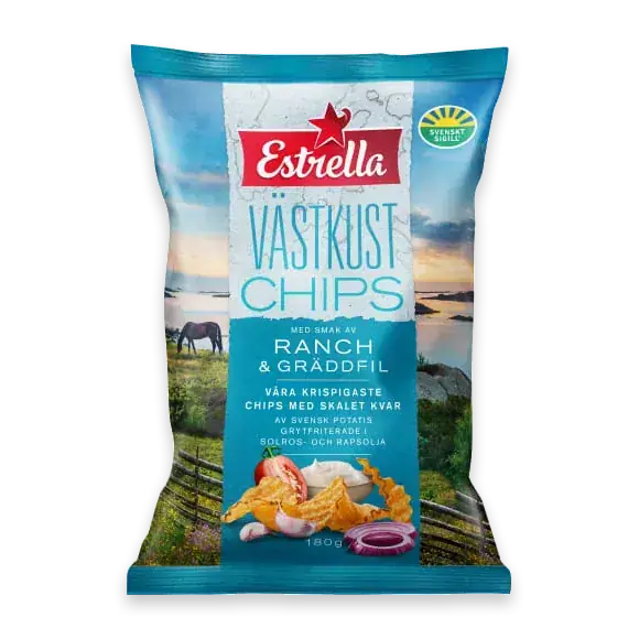 Ranch Gräddfil Västkustchips