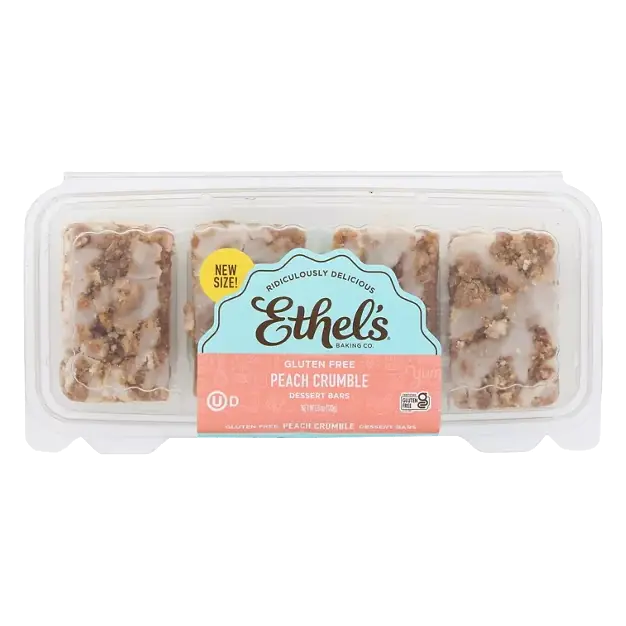 Ethel's Peach Crumble Dessert Bars
