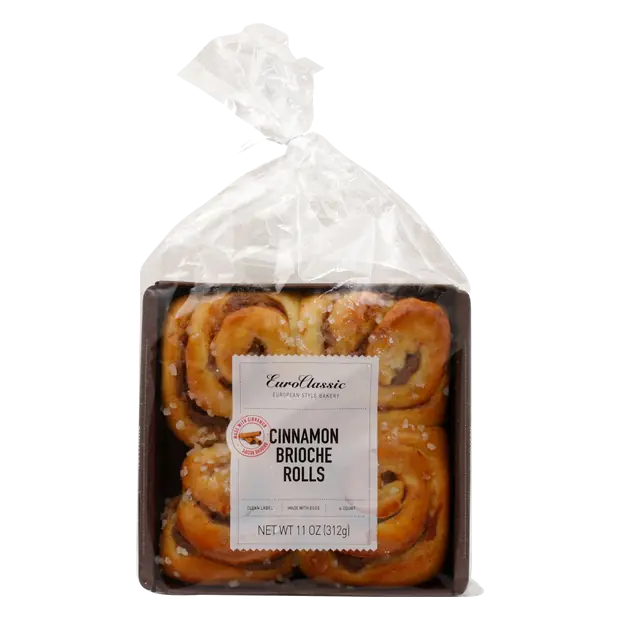 Cinnamon Brioche Rolls - 4 ct
