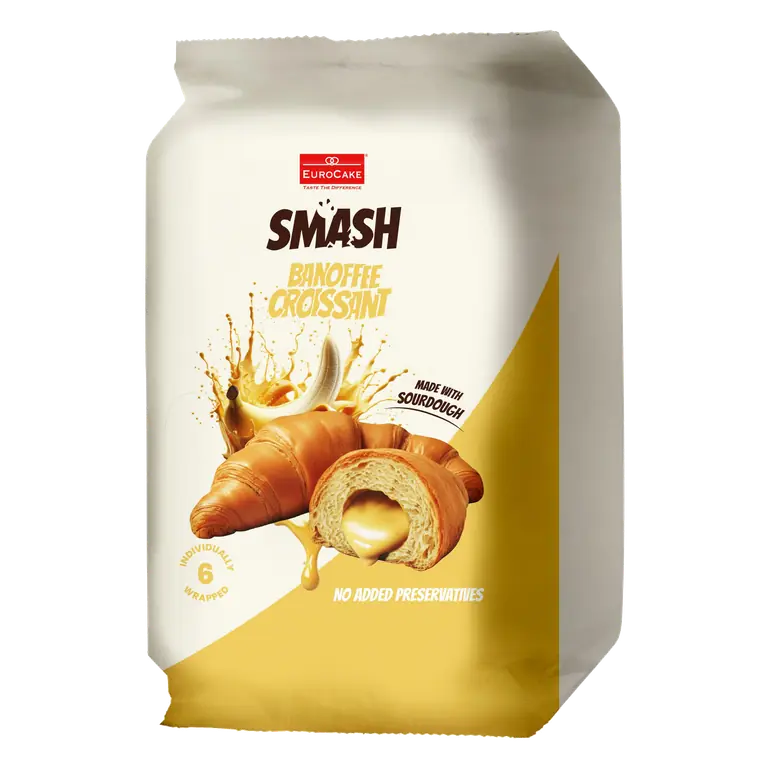 EuroCake Taste the Difference Smash Banoffee Croissant 6 x 40g (240g)