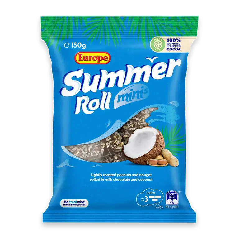 Summer Roll Minis Chocolate Bites Snack & Share Bag