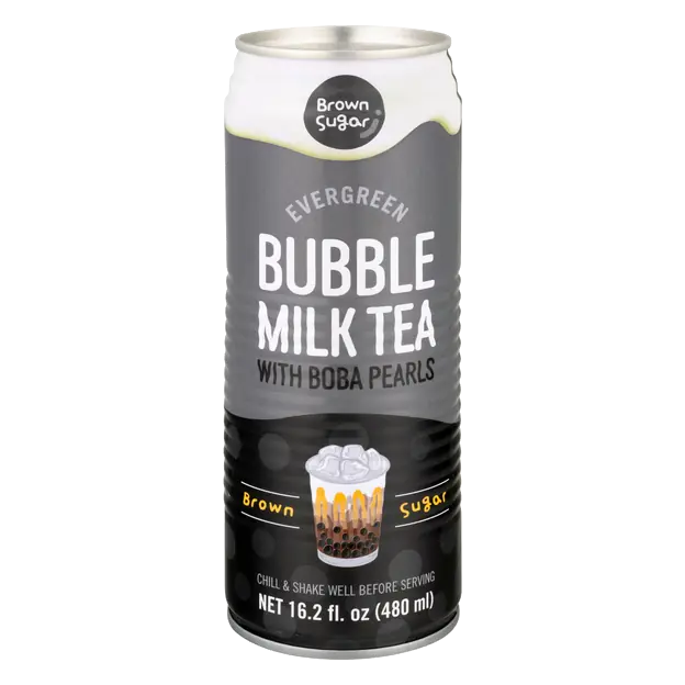 Brown Sugar Bubble Milk Tea with Boba Pearls