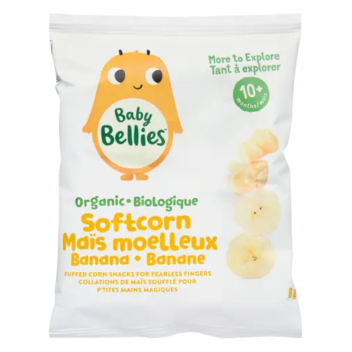 Organic Baby Food Corn Puffs Banana 12 g