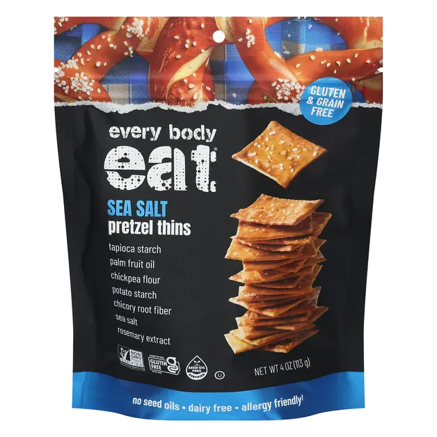 Gluten & Grain Fee Sea Salt Pretzel Thins