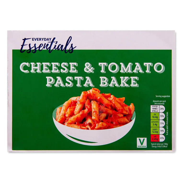 Cheese & Tomato Pasta Bake