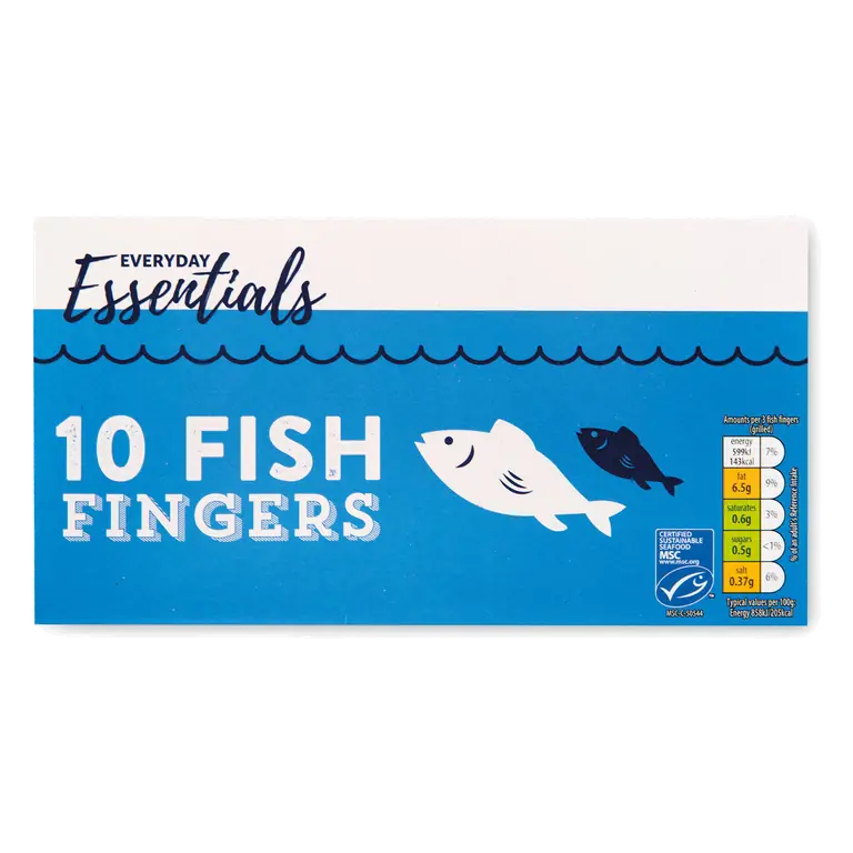 Fish Fingers 10 Pack