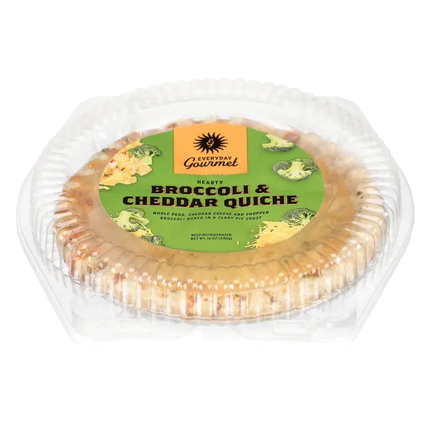 Hearty Broccoli & Cheddar Quiche