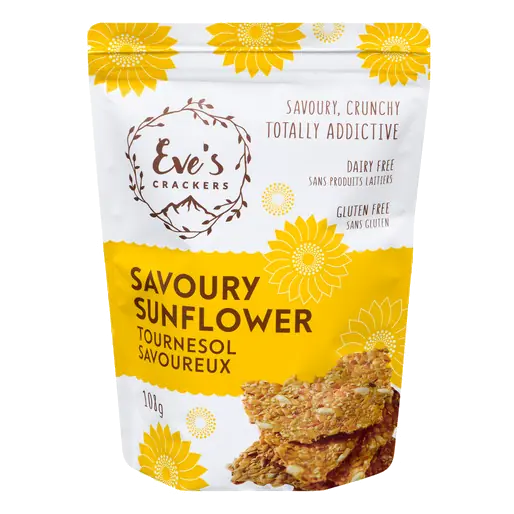 Gluten-Free Crackers Savory Sunflower 108 g