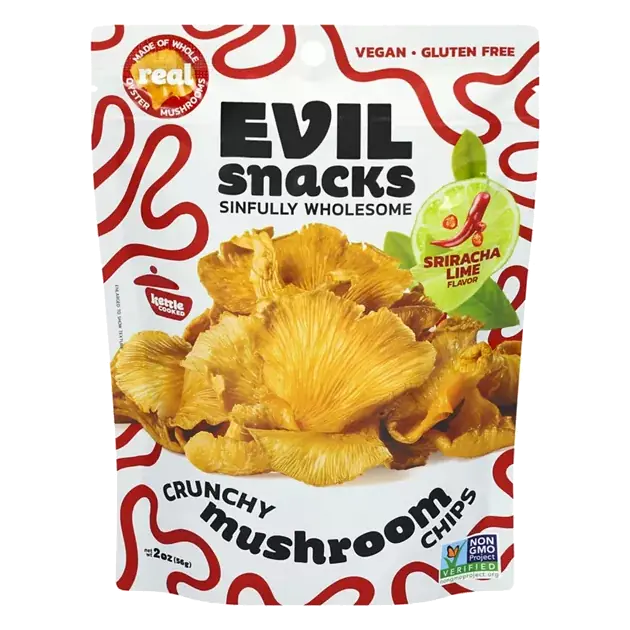 Crunchy Sriracha Lime Flavor Mushroom Chips