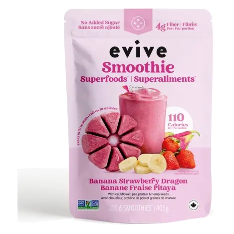 Frozen Smoothie Cubes No Added Sugar Banana Strawberry Dragonfruit 405 g