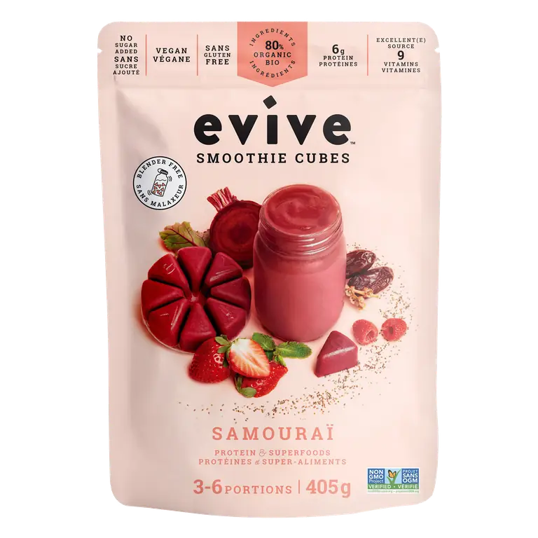 Organic Frozen Smoothie Cubes Samourai 405 g