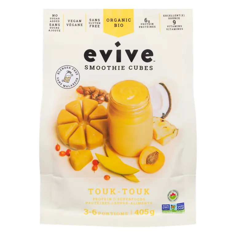 Organic Frozen Smoothie Cubes Touk-Touk 405 g