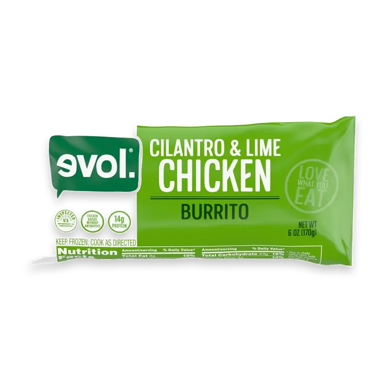 Cilantro Lime Chicken Burrito Frozen Meal