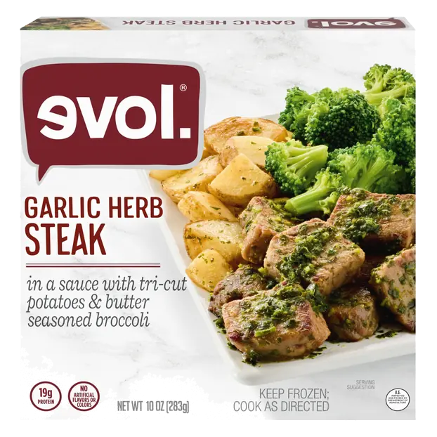 Garlic Herb Steak Frozen Meal
