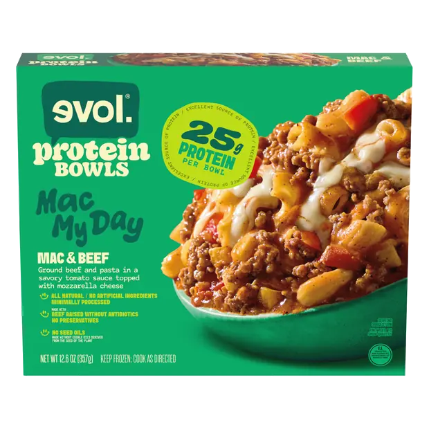 Protein Bowls Mac & Beef Frozen Meal