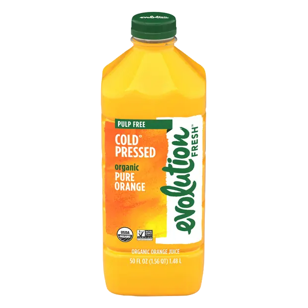 Organic Pulp Free Cold-Pressed Pure Orange Juice