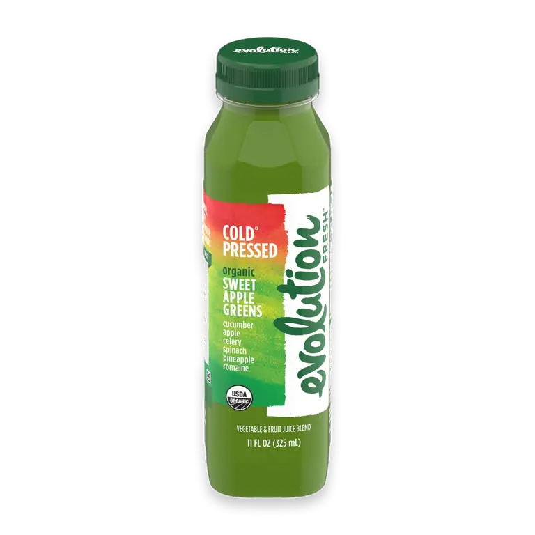 Organic Sweet Apple Greens Cold-Pressed Vegetable & Fruit Juice Blend, 11 fl Oz