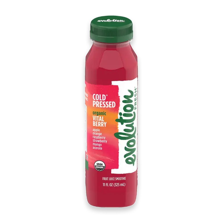 Organic Vital Berry Cold-Pressed Vegetable & Fruit Blend Juice 11 oz.