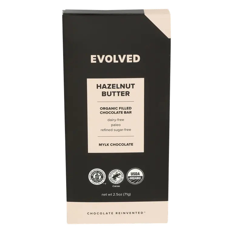 Hazelnut Butter Filled Mylk Chocolate Bar