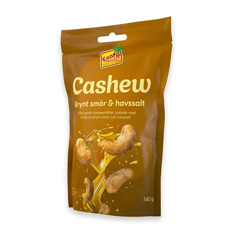 Cashew Brynt Smör & Havssalt 140g