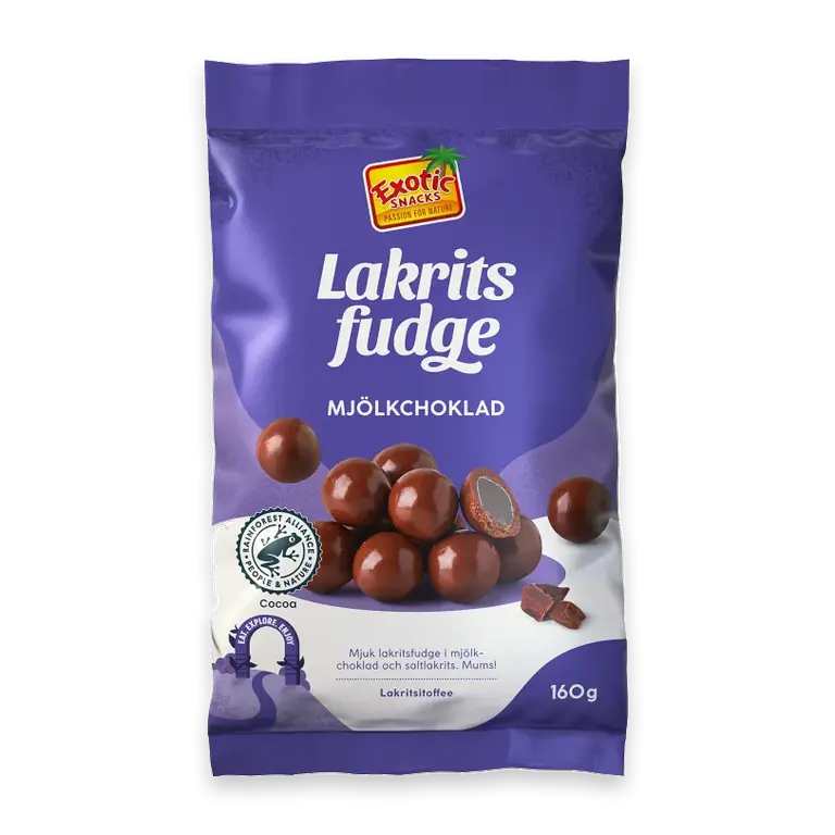 Lakritsfudge 160g