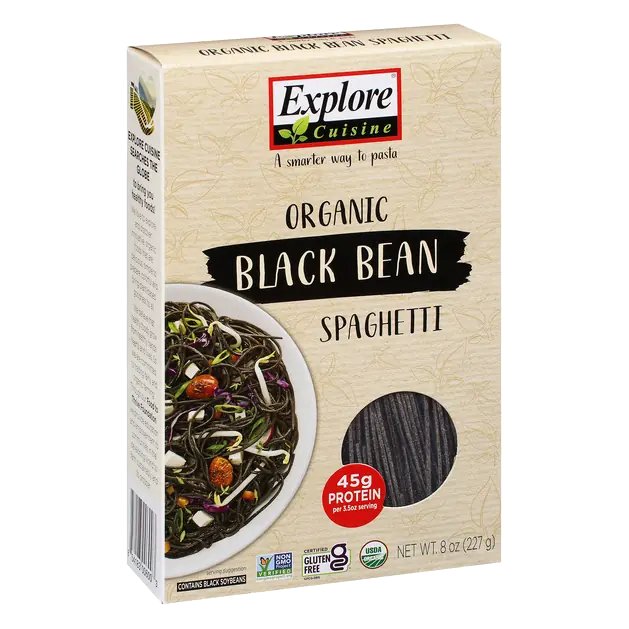 Organic Black Bean Pasta, Spaghetti