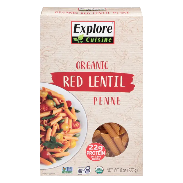 Organic Red Lentil Penne