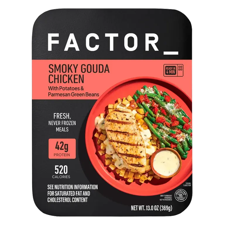 Factor Smoky Gouda Chicken, 13oz: 42g Protein Per Serving