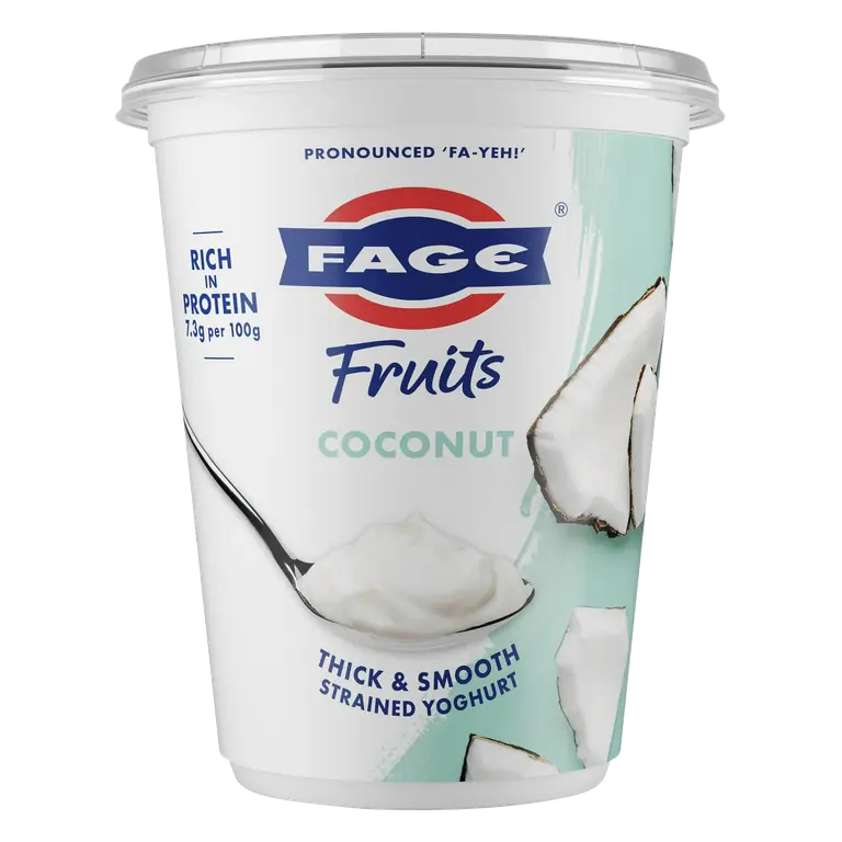 Fruits Coconut Thick & Smooth Strained Yoghurt 380g
