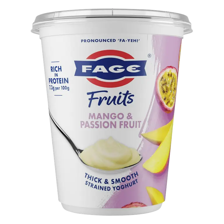 Fruits Mango & Passion Fruit Strained Yoghurt 380g
