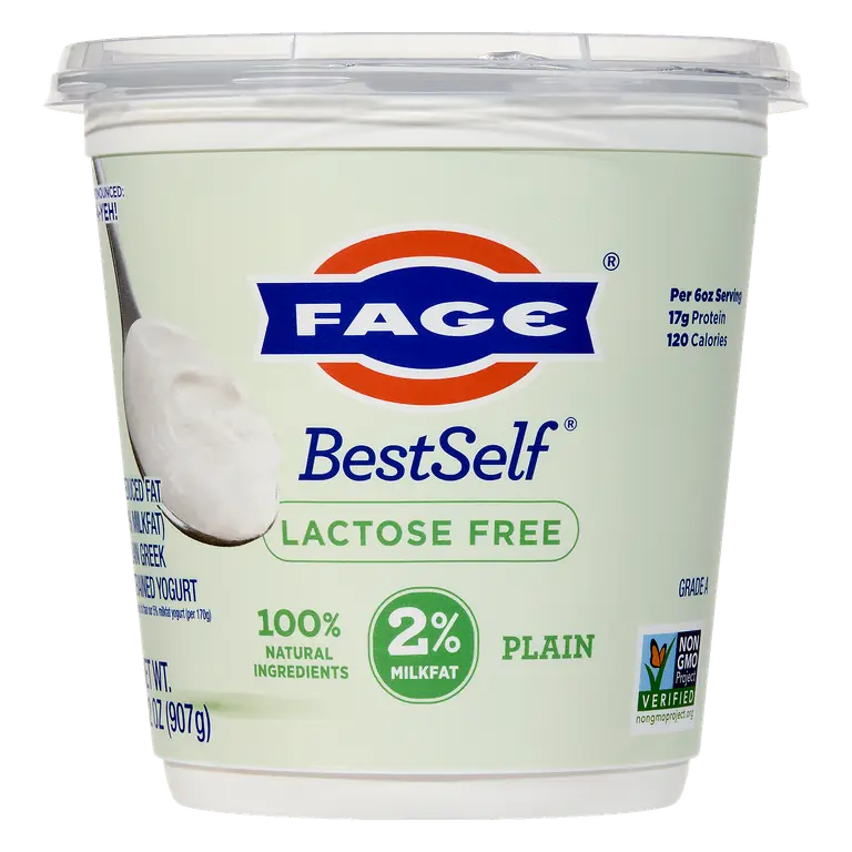 Plain Lactose Free Lowfat Greek Strained Yogurt