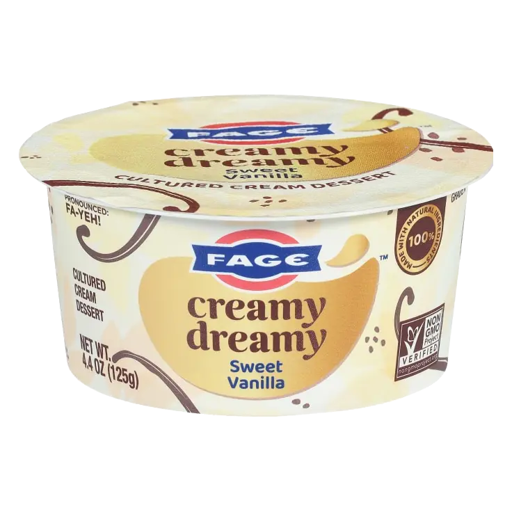 Sweet Vanilla Creamy Dreamy Cultured Cream Dessert
