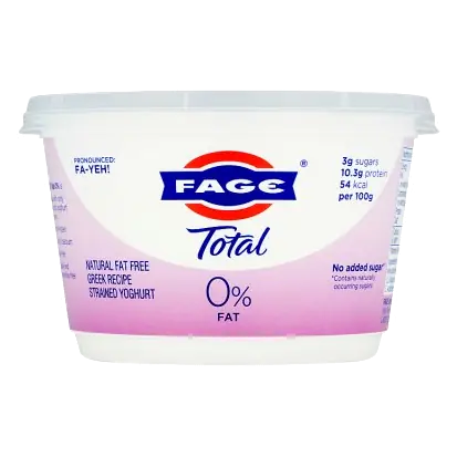 Total 0% Fat Free Natural Greek Yogurt