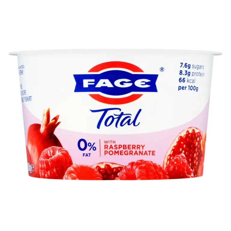 Total 0% Fat Strained Yoghurt Raspberry Pomegranate