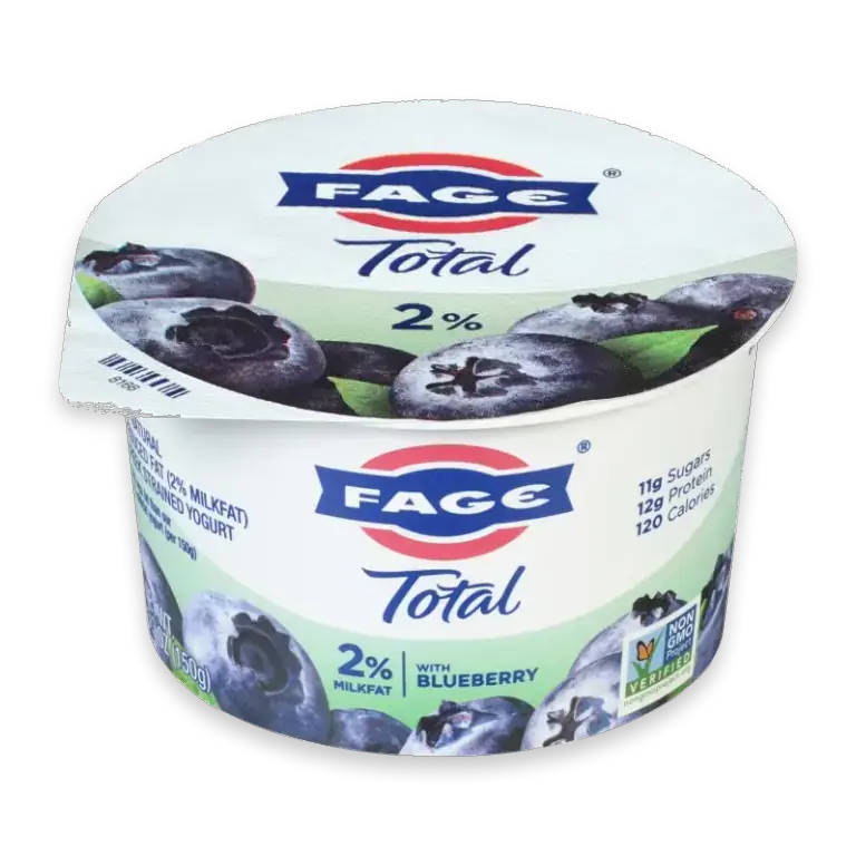 Total Blueberry 2% Milkfat Low Fat Greek Yogurt Cup