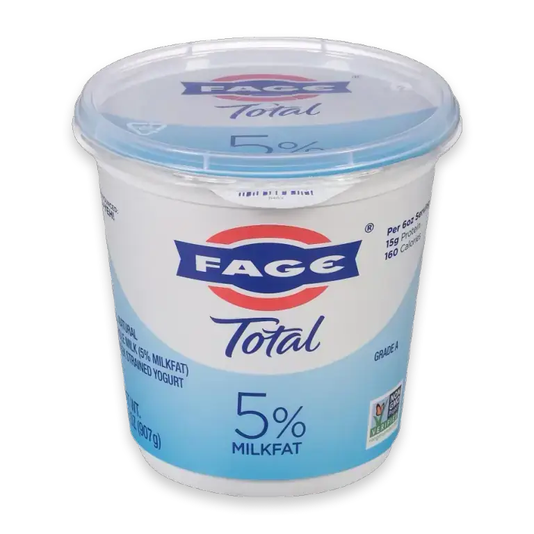 Total Plain Whole Milk Greek Yogurt Tub