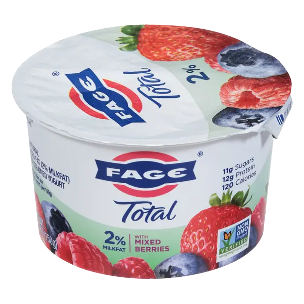 Total Reduced Fat 2% Milkfat Mixed Berries Strained Greek Yogurt Cup