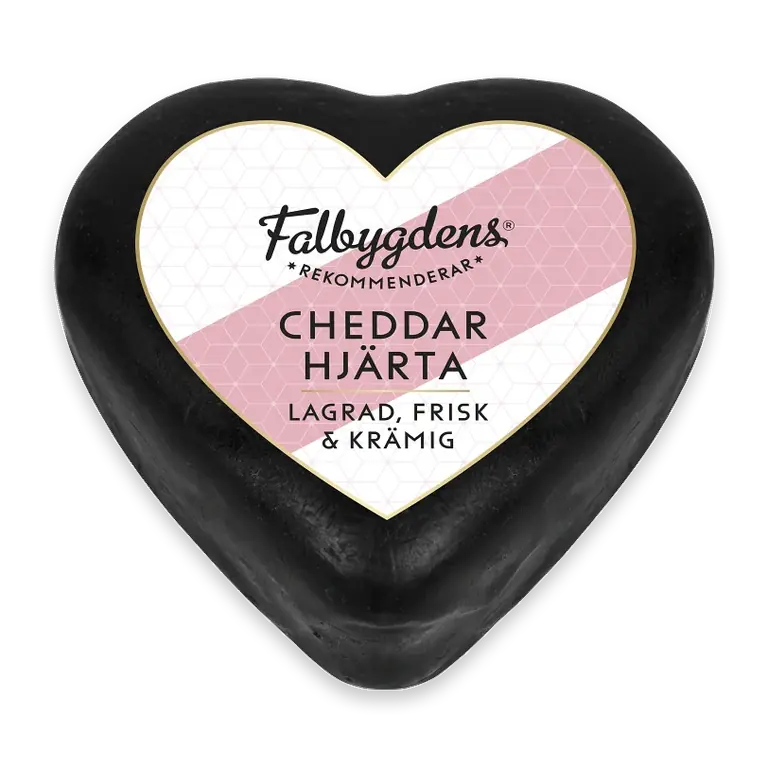 Cheddarhjärta hårdost 100g