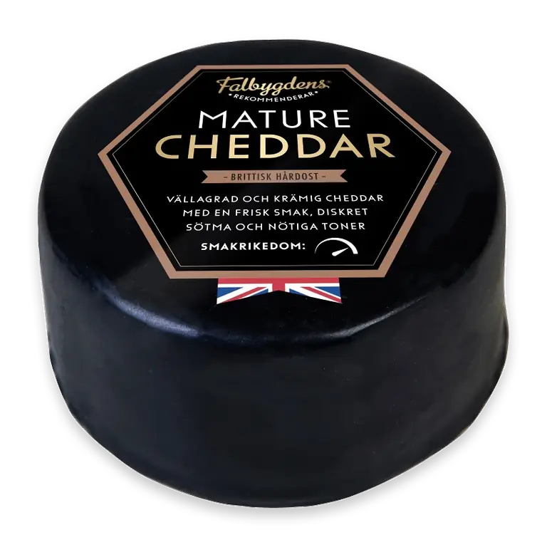 Cheddarpuck mature hårdost 200g Falbygdens® Rekommenderar