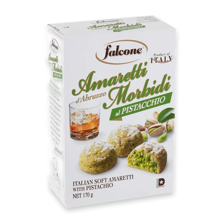 Italian Soft Amaretti With Pistachio