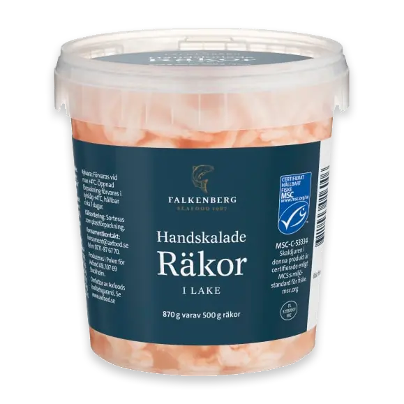 Räkor Handskalade