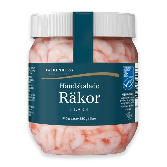 Räkor i Lake Handskalade