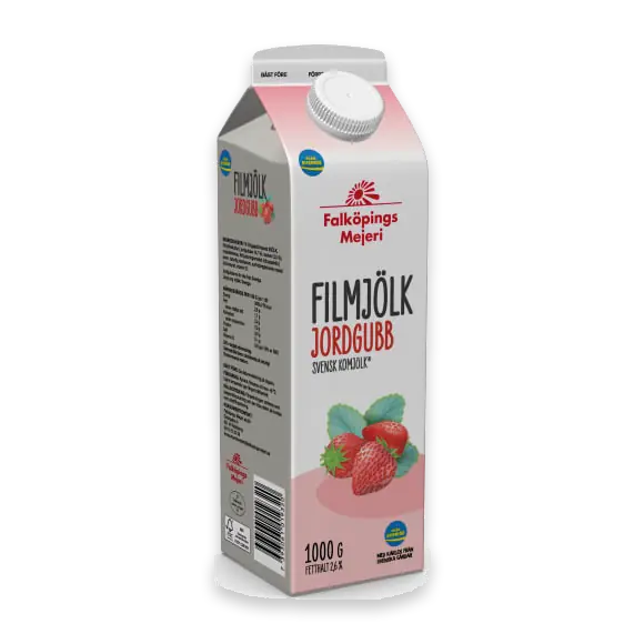 Jordgubb Filmjölk 2,7%