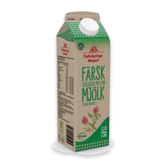Mellanmjölk Färsk Ekologisk 1,5%