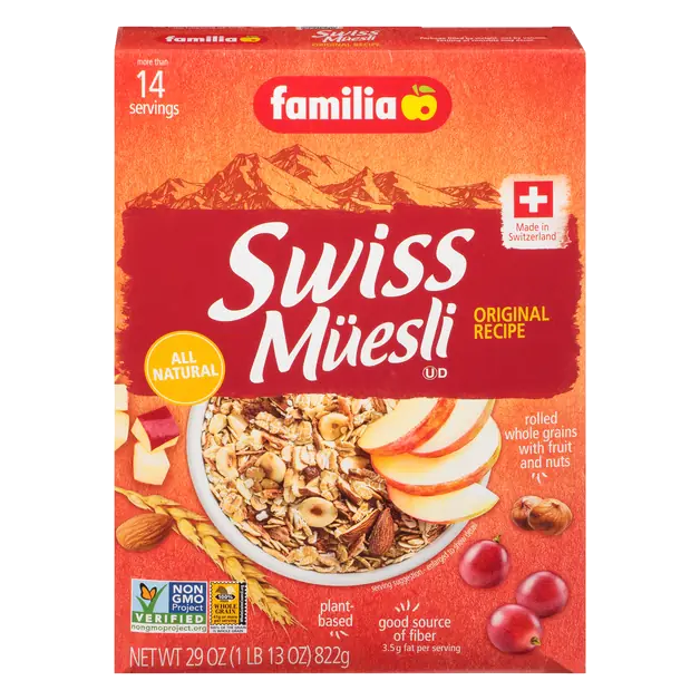 Natural Original Recipe Muesli Cereal with Fruit & Nuts