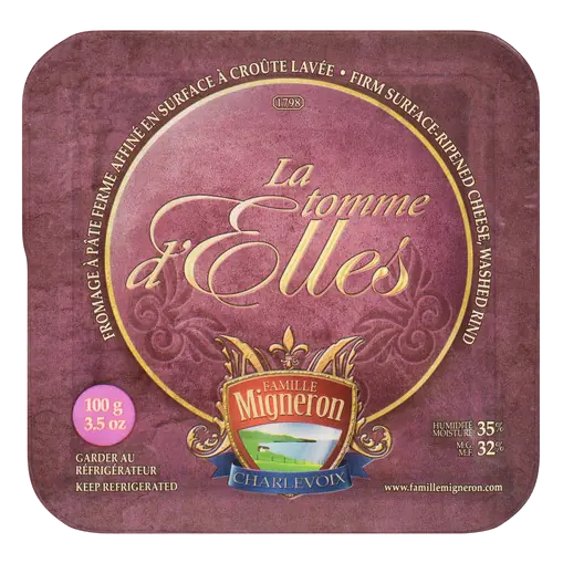 La Tomme d'Elles Cheese Firm Surfaced Ripened 100 g