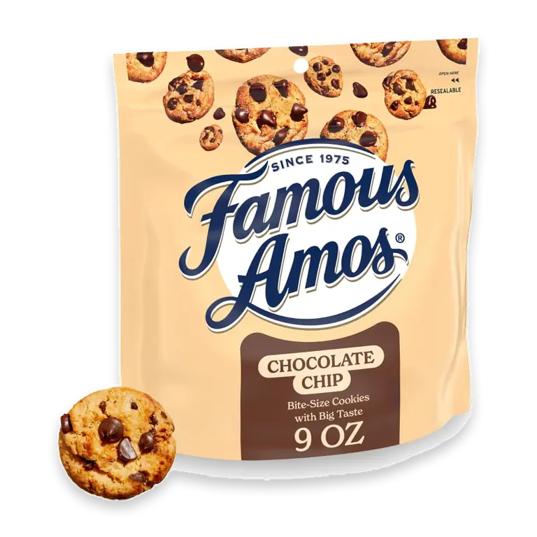 Classic Chocolate Chip Cookies Bite-Size Cookies Great for Sharing Resealable Bag
