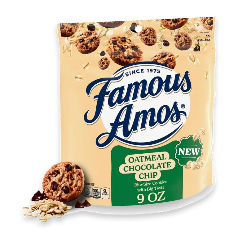 Oatmeal Chocolate Chip Cookies Bite-Size cookies Sweet Treats in a Resealable Bag