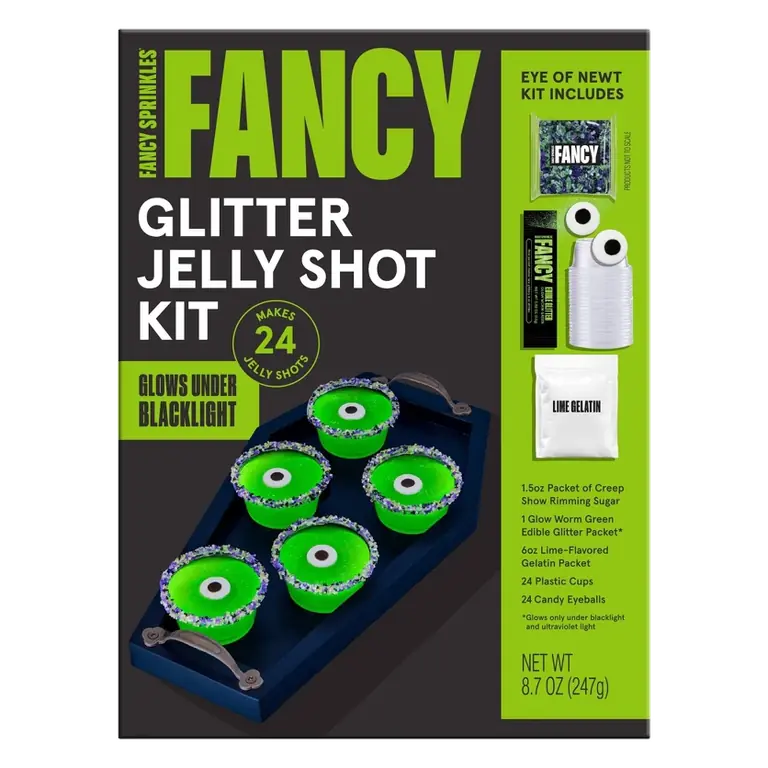 Fancy Sprinkles Halloween Eye of Newt Jelly Shot Kit, 24ct/8.72oz